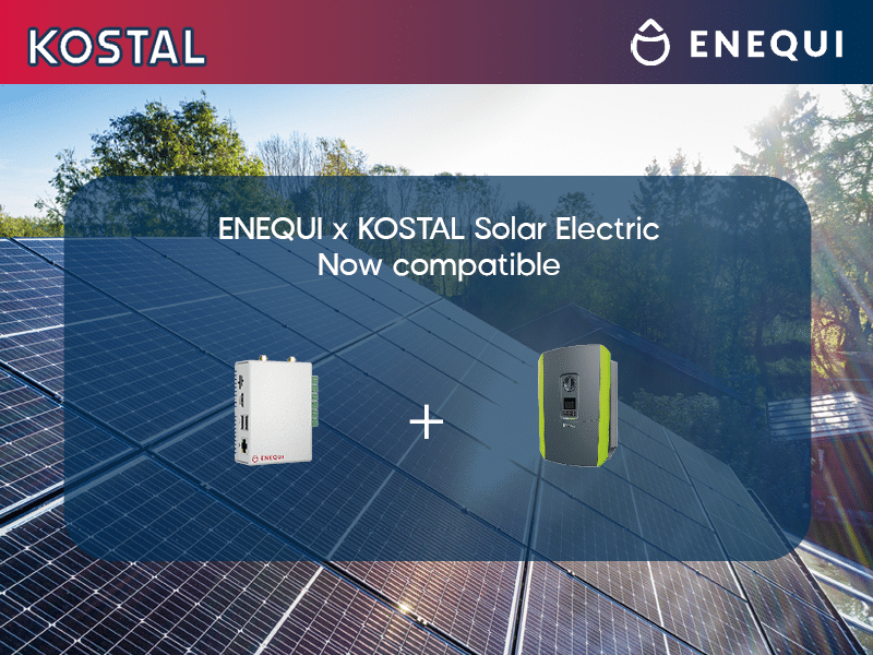 ENEQUI x KOSTAL Solar Electric – Now compatible with KOSTAL Models G1, G2, G3 TCP