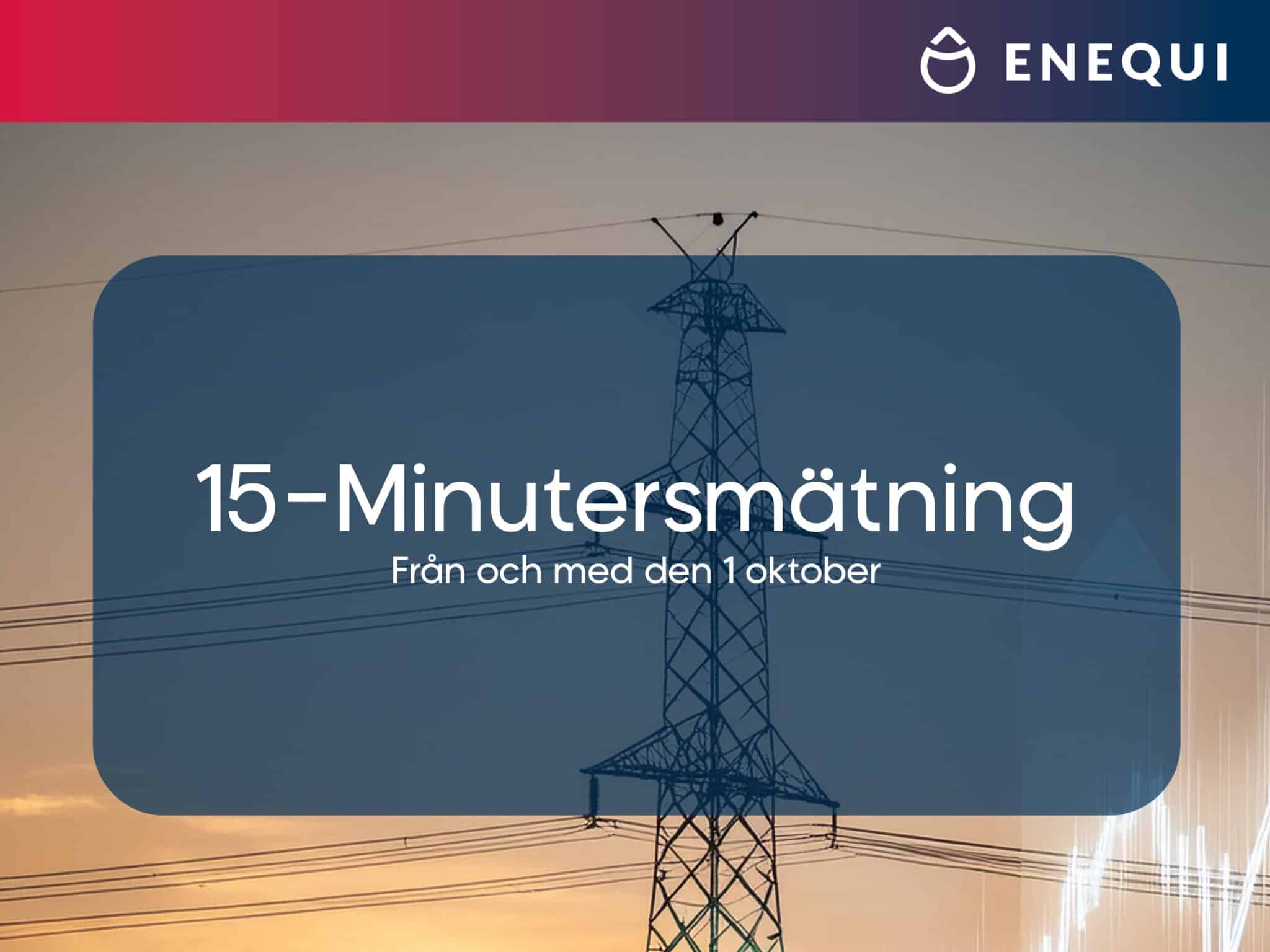 15-Minutersmätning för ENEQUI Core och Smart Saver